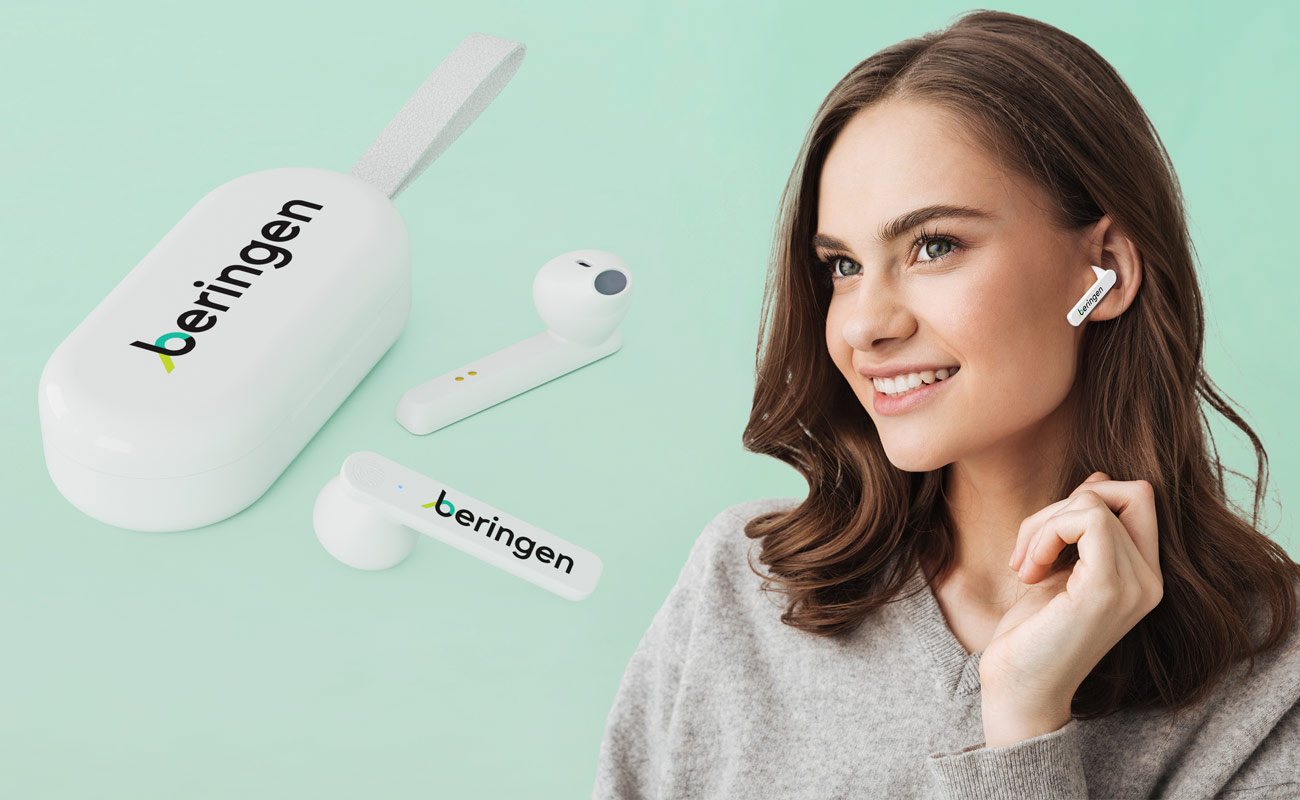 Custom True Wireless Bluetooth® Earbuds, Duet