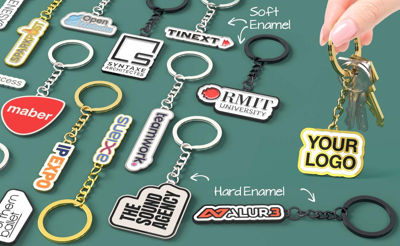 Breloc emailat personalizat