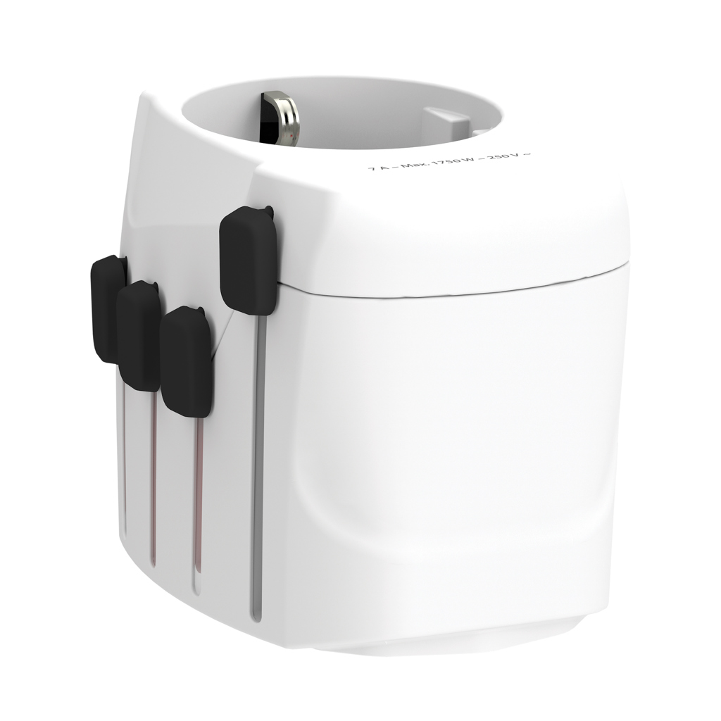 Adaptor SKROSS pentru călătorii Pro 3-Pole personalizat cu logo