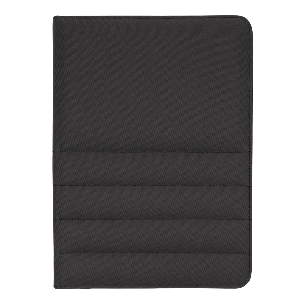 Agendă A4 cu port documente cu fermoar Impact AWARE™ RPET personalizat cu logo