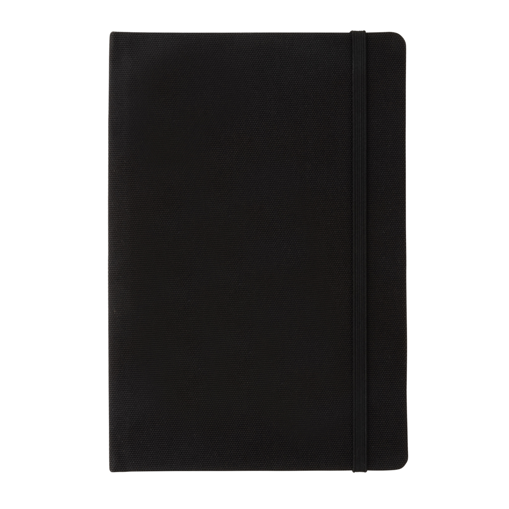 Agendă A5 din PET recilat certificat GRS personalizat cu logo
