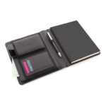 Agendă A5 Impact AWARE™ din PET reciclat personalizat cu logo