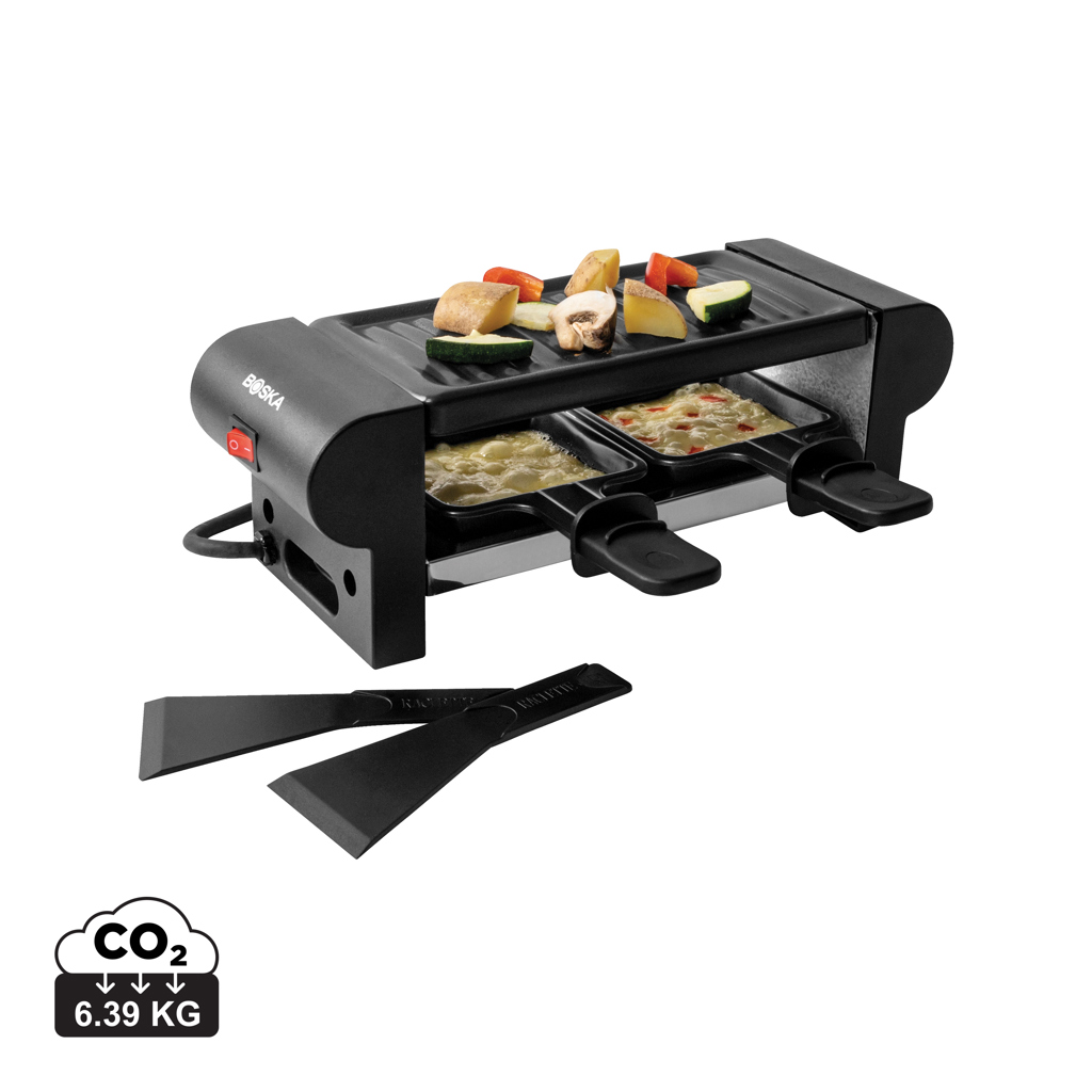 Aparat mini-raclette BOSKA Gourmet personalizat cu logo