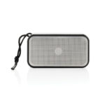 Boxă cu bass Swiss Peak de 10W din aluminiu reciclat RCS personalizat cu logo