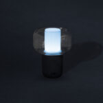 Boxă - lampă Lux 10W RCS din plastic reciclat personalizat cu logo