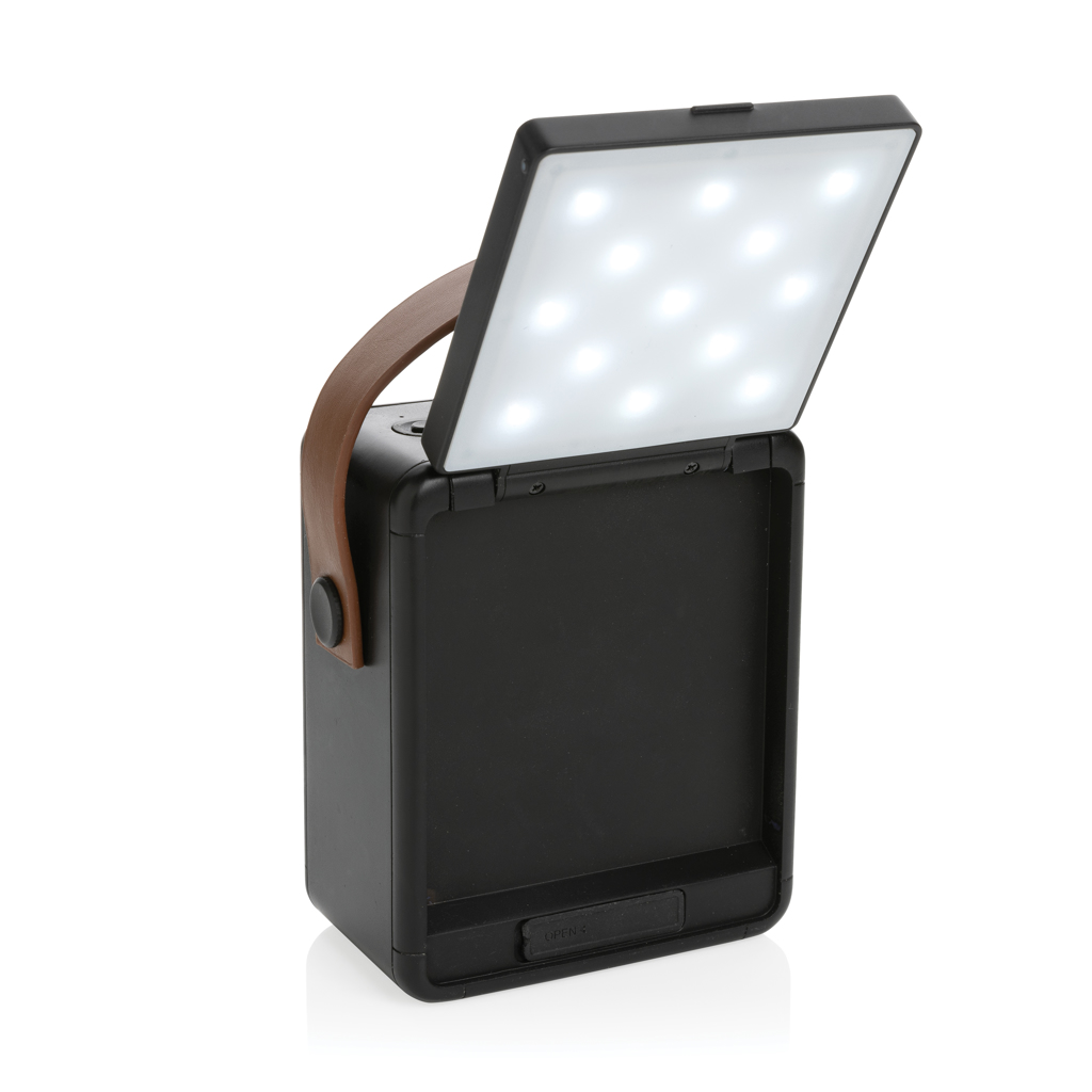 Boxă solară Skywave 12W din plastic reciclat RCS personalizat cu logo