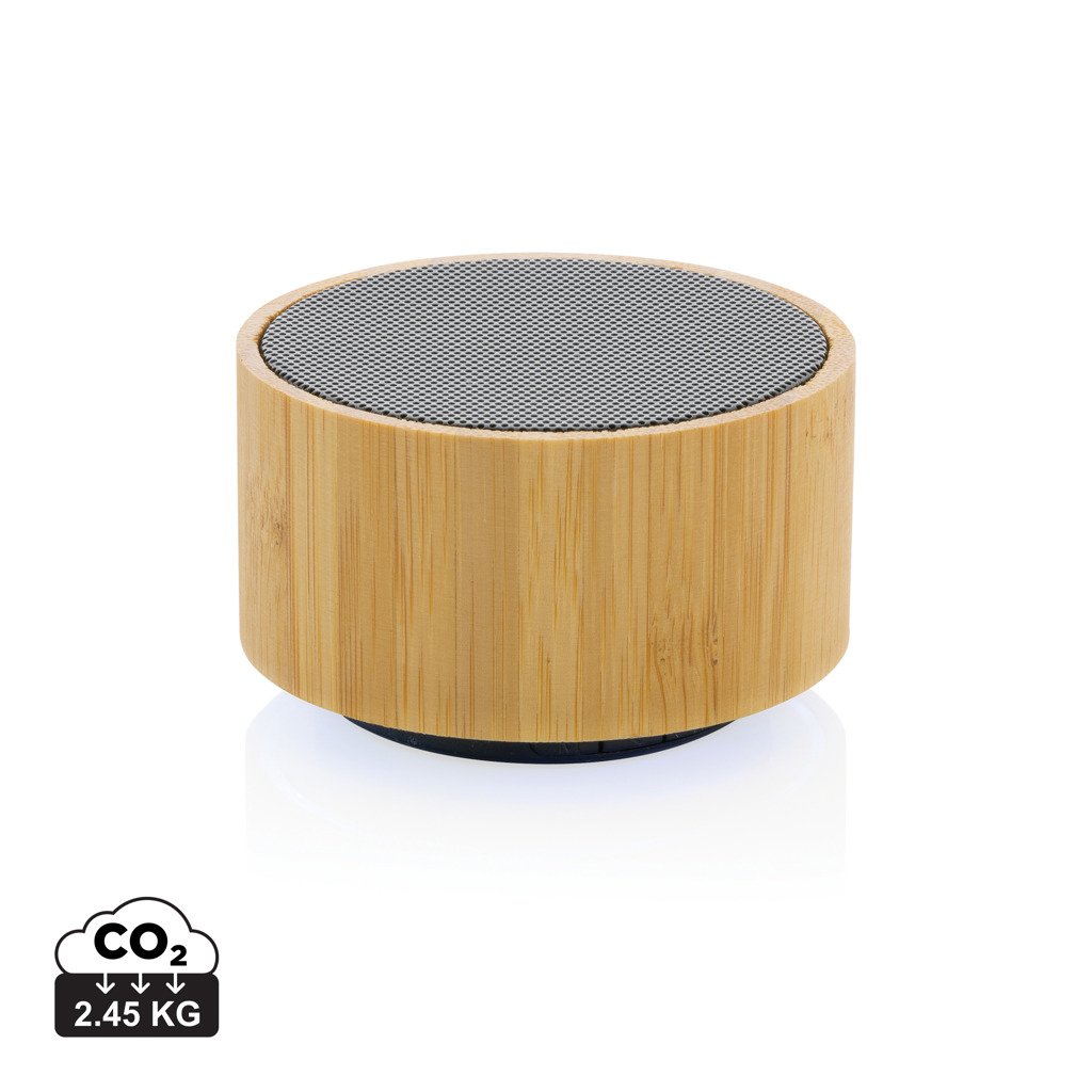 Boxă wireless 3W din bambus RCS personalizat cu logo