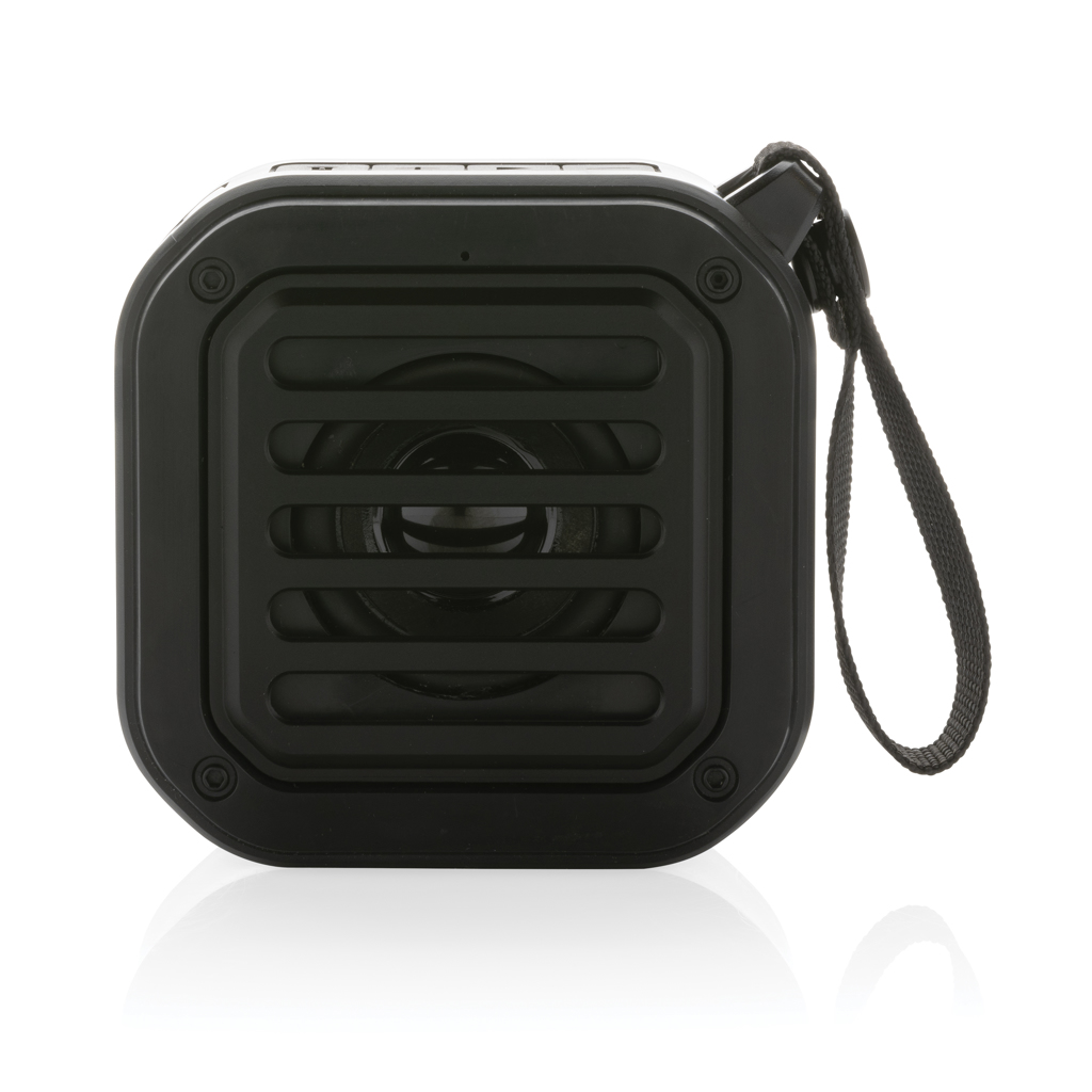 Boxă wireless Sunwave Solar 3W din plastic reciclat RCS personalizat cu logo
