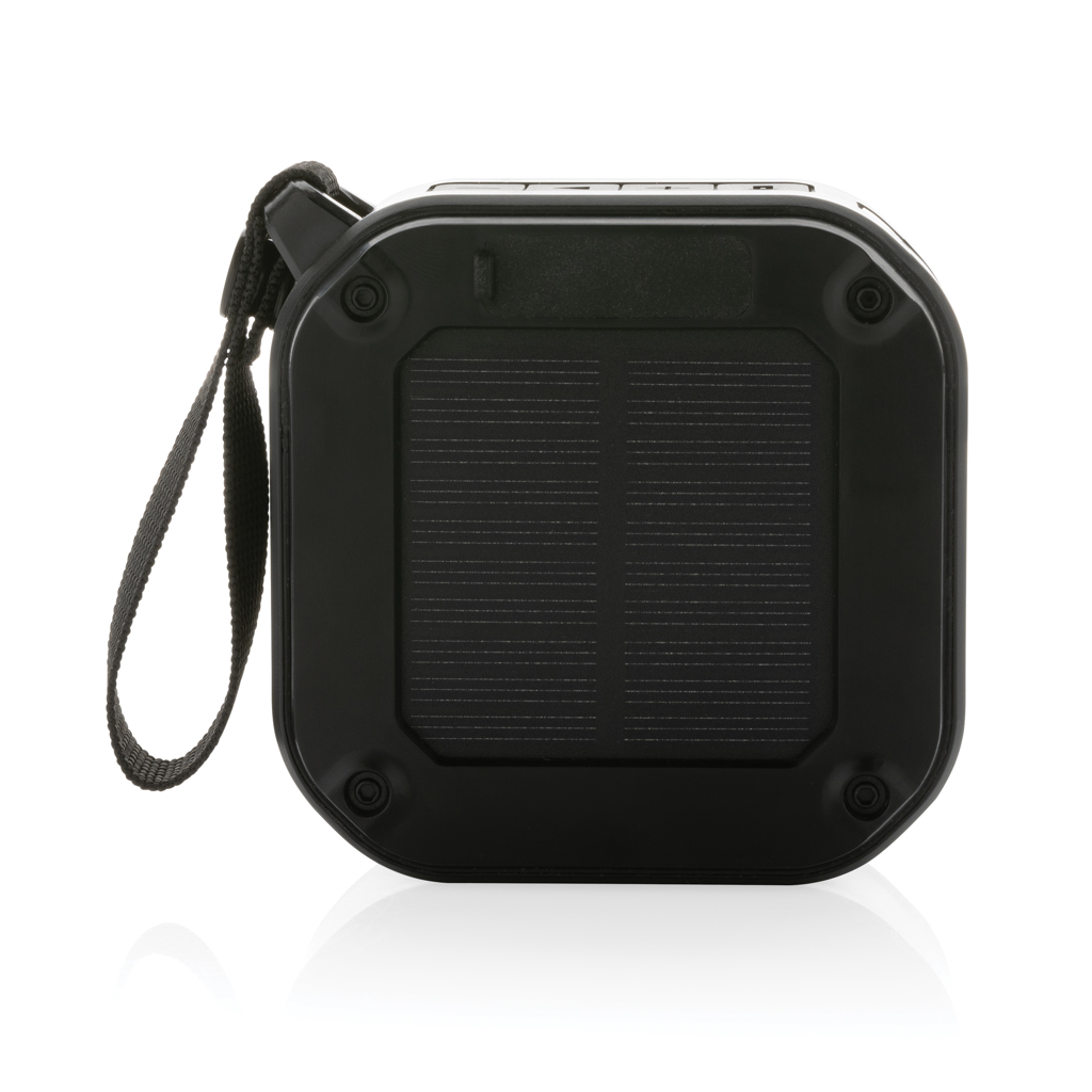 Boxă wireless Sunwave Solar 3W din plastic reciclat RCS personalizat cu logo