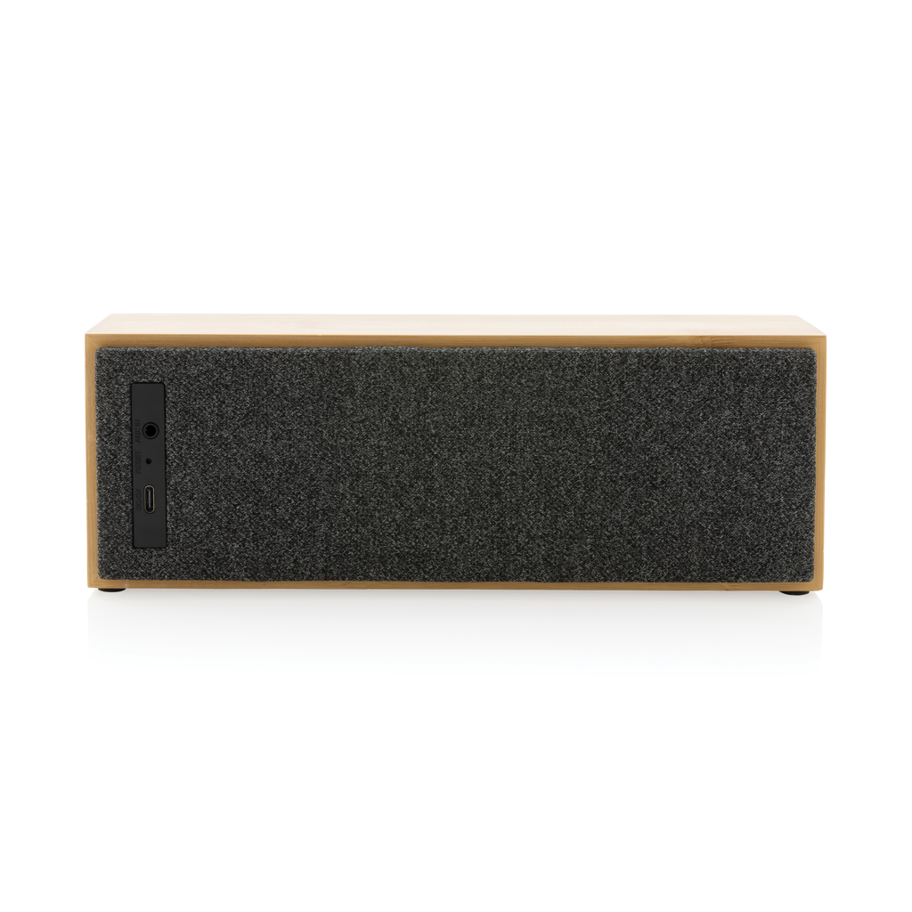 Boxă wireless Wynn 10W din bambus personalizat cu logo