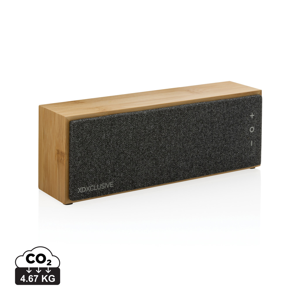 Boxă wireless Wynn 10W din bambus personalizat cu logo