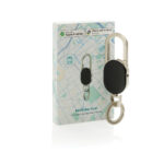 Breloc dual Keyfinder cu localizare globală personalizat cu logo