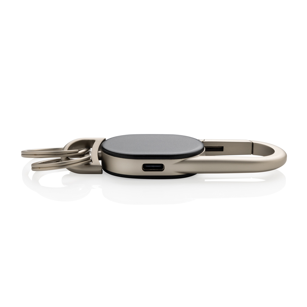 Breloc Keyfinder cu localizare globală și USB-C personalizat cu logo