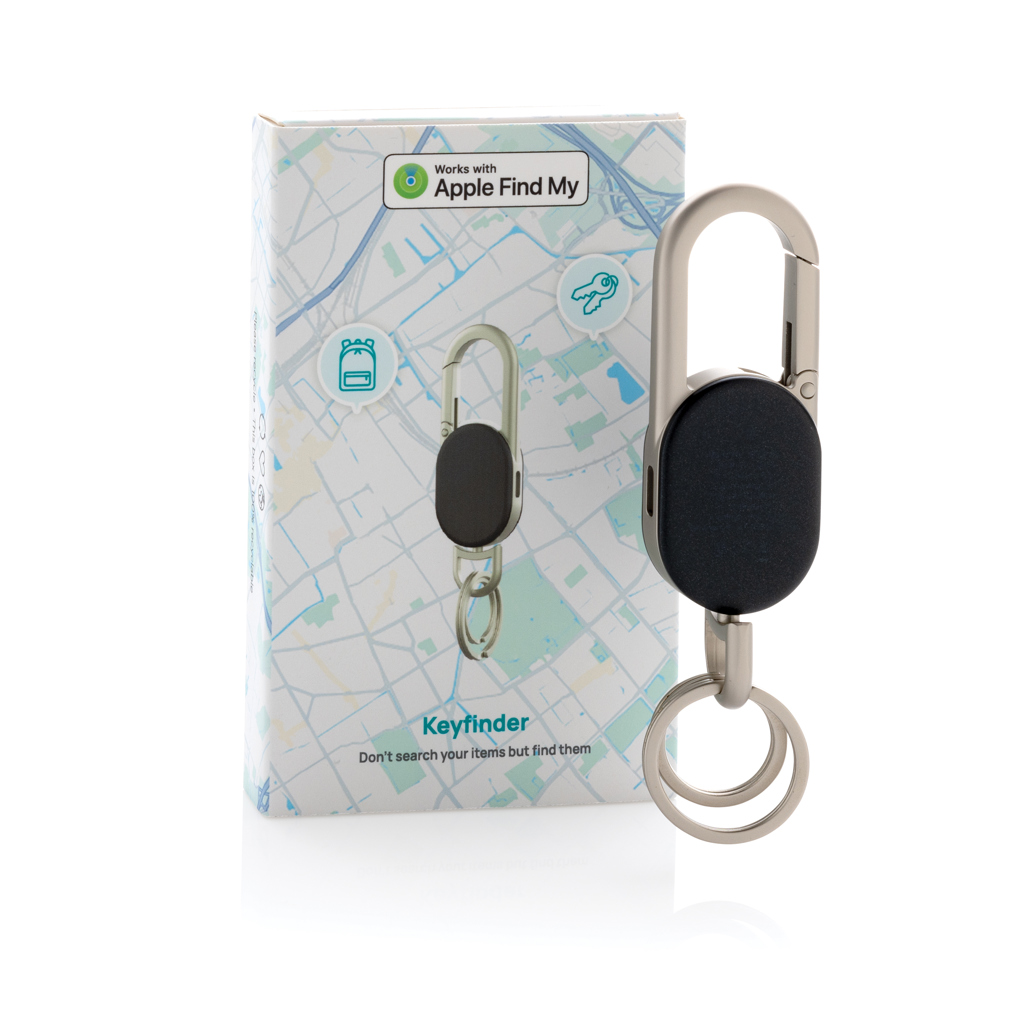 Breloc Keyfinder cu localizare globală și USB-C personalizat cu logo