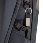 Breloc PU elegant din zinc reciclat RCS personalizat cu logo