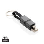 Cablu 4-în-1 fast charging 60W din aluminiu reciclat RCS