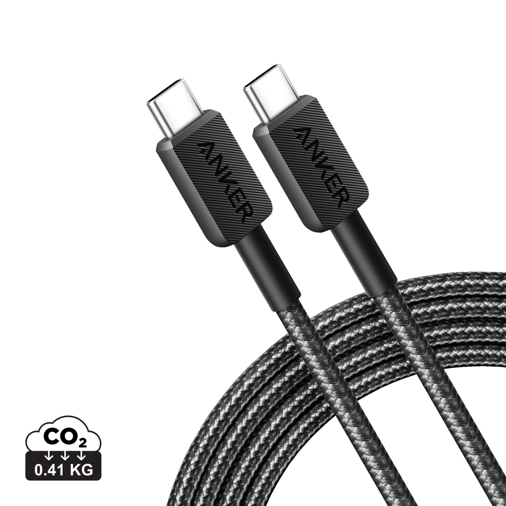 Cablu Anker USB-C la USB-C 1.8 m 60W personalizat cu logo