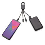 Cablu de încărcare 4 în 1 cu carabină personalizat cu logo