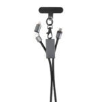 Cablu dual Terra 60W din PET reciclat RCS personalizat cu logo