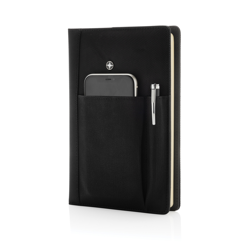 Caiet cu pagini reîncărcabile și set de pixuri premium personalizat cu logo