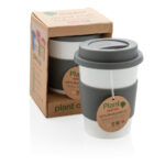 Cană cafea PLA (din material vegetal) personalizat cu logo