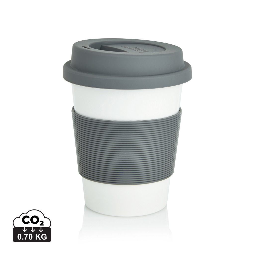 Cană cafea PLA (din material vegetal) personalizat cu logo