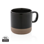 Cană ceramică de 360ml, cu strat lucios