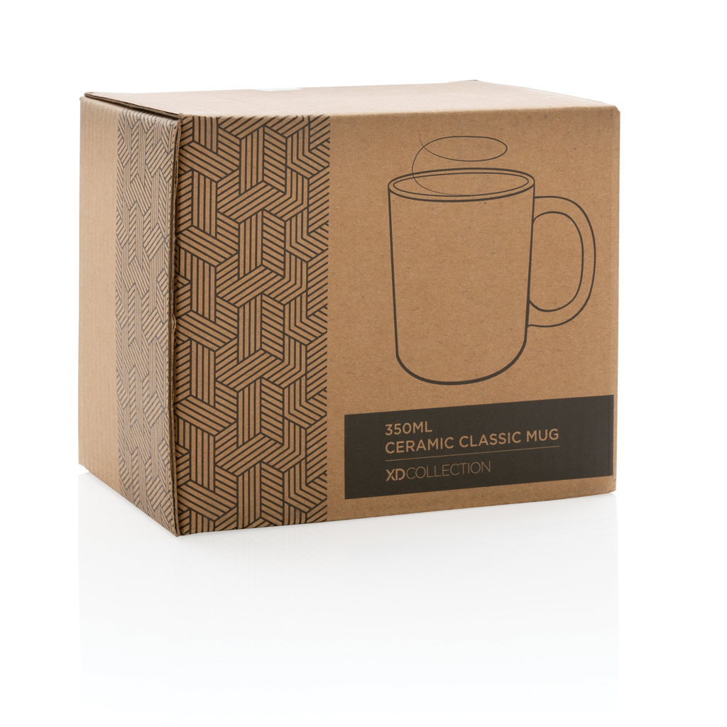 Cană ceramică model clasic personalizat cu logo