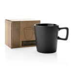 Cană ceramică modernă pentru cafea de 300ml personalizat cu logo