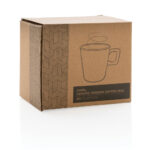 Cană ceramică modernă pentru cafea de 300ml personalizat cu logo
