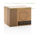 Cană cermică model vintage de 280ml personalizat cu logo