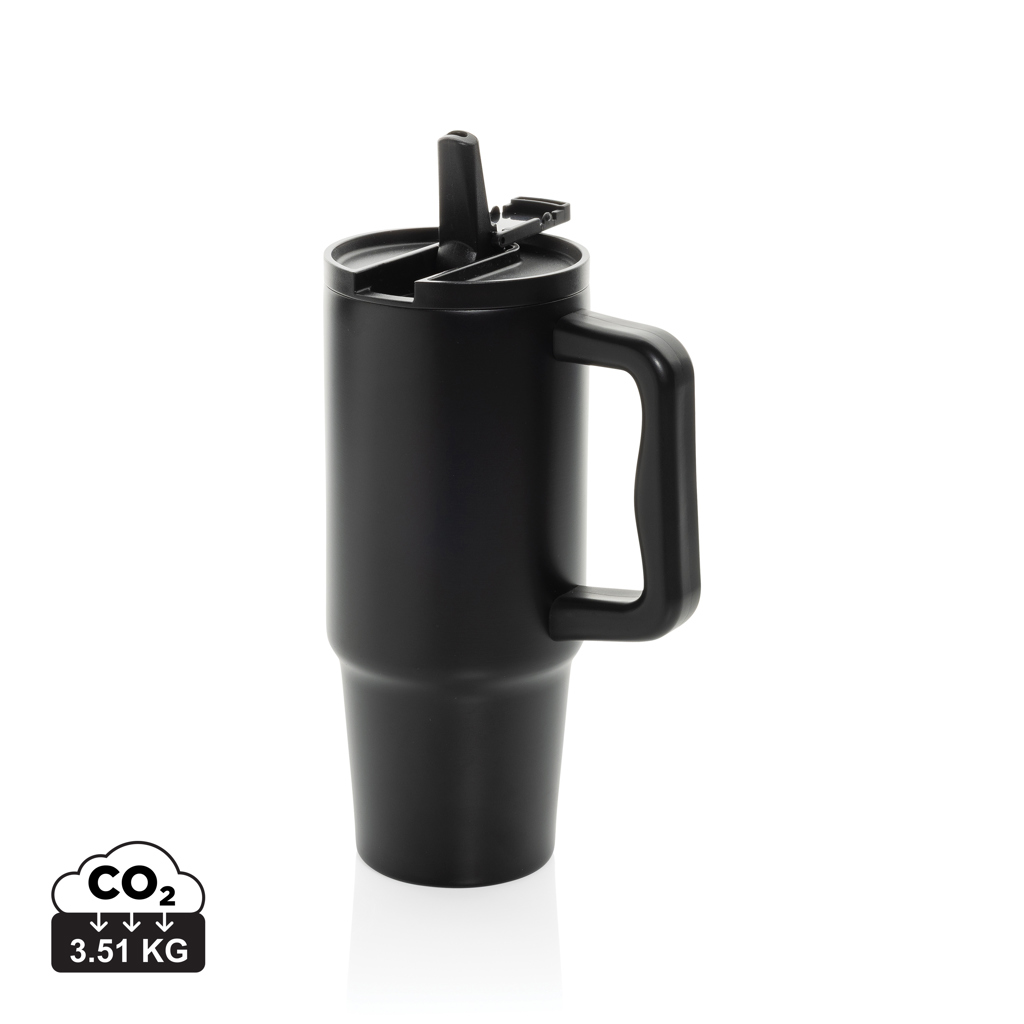 Cană cu mâner Embrace 900ml, oțel reciclat RCS personalizat cu logo