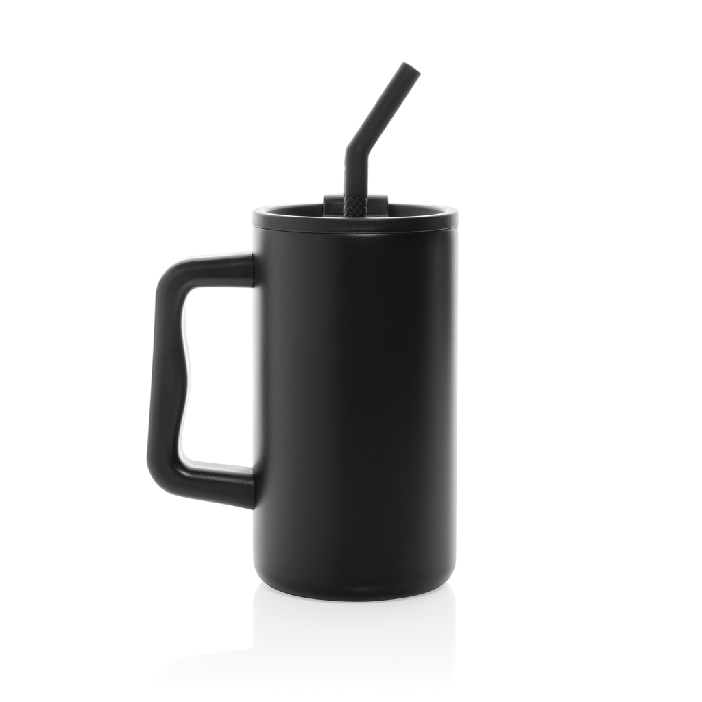 Cană din oțel reciclat Cube certificat RCS 800ml personalizat cu logo