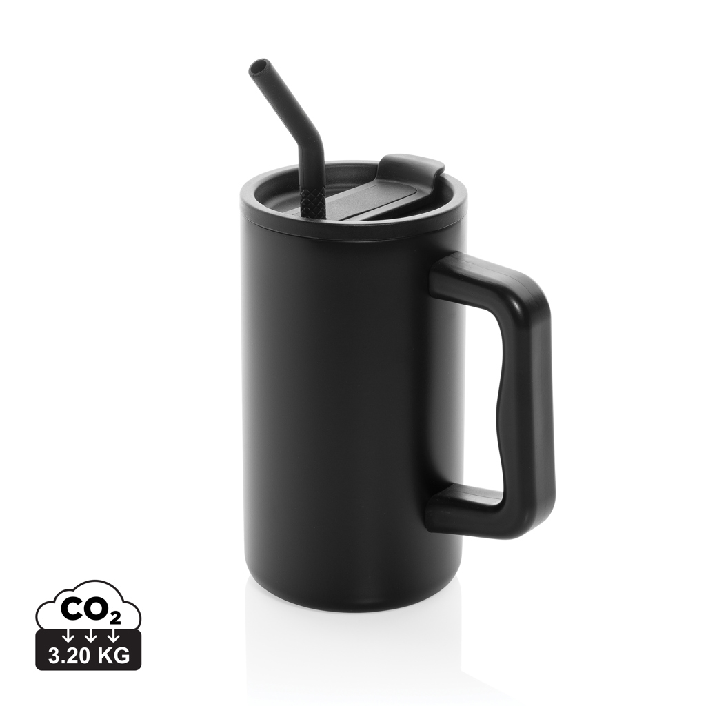 Cană din oțel reciclat Cube certificat RCS 800ml personalizat cu logo