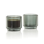 Cană espresso AdHoc Impact 45ml, set 2 buc. personalizat cu logo