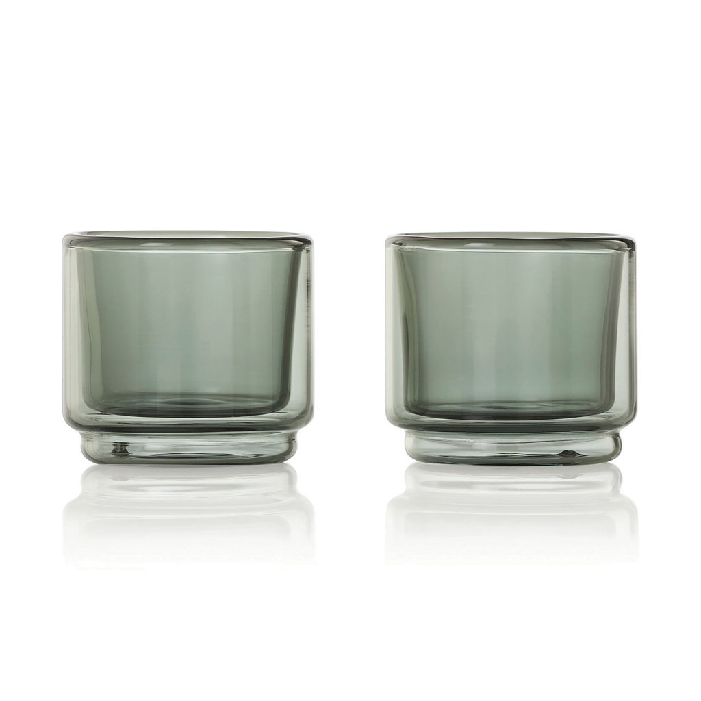 Cană espresso AdHoc Impact 45ml, set 2 buc. personalizat cu logo