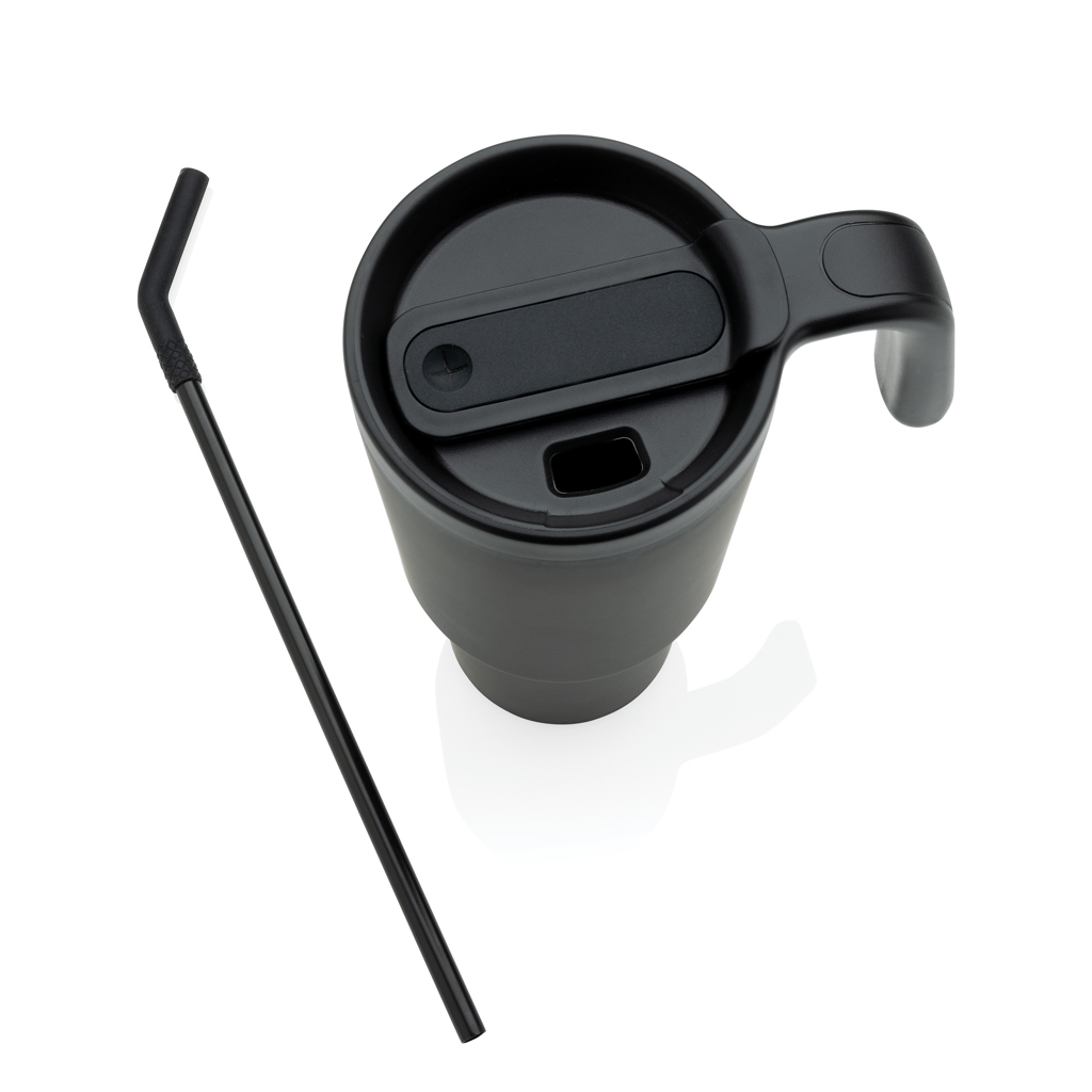 Cană Graphic 360, de 900 ml, din oțel reciclat RCS personalizat cu logo