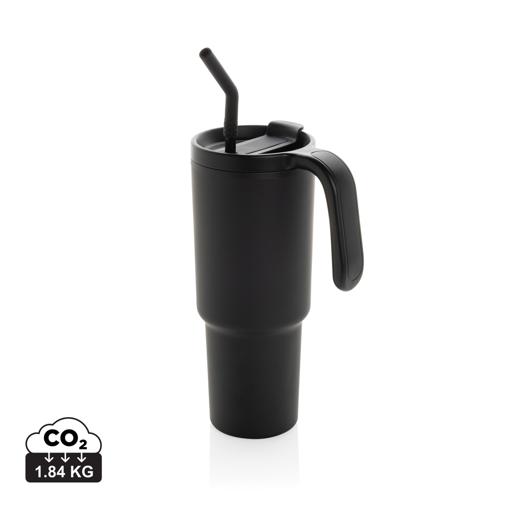 Cană Graphic 360, de 900 ml, din oțel reciclat RCS personalizat cu logo