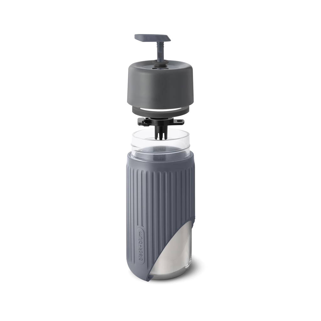 Cană pentru călătorii Black+Blum din sticlă 340ml personalizat cu logo