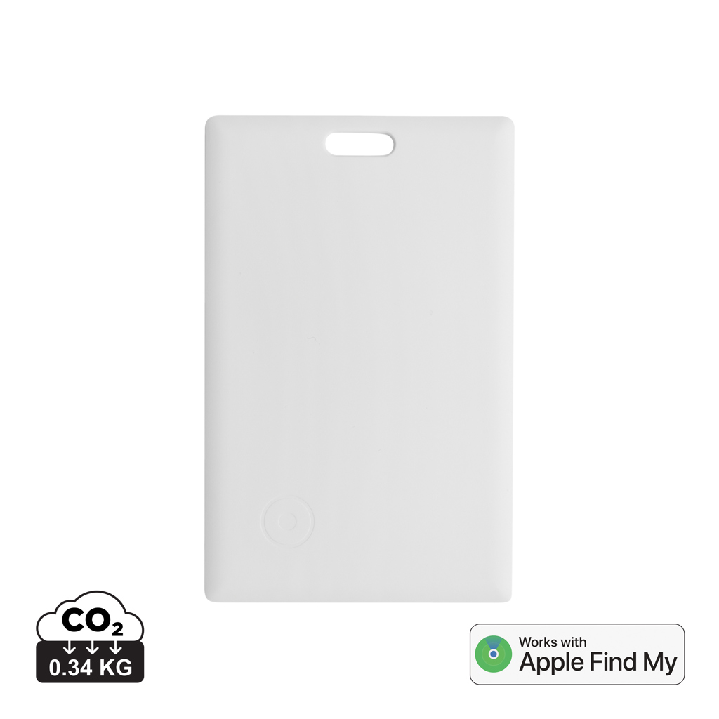 Card localizator Findcard, din plastic reciclat RCS personalizat cu logo