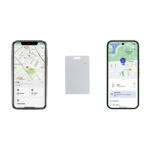 Card localizator ultra-subțire Findit Dual reîncărcabil RCS personalizat cu logo