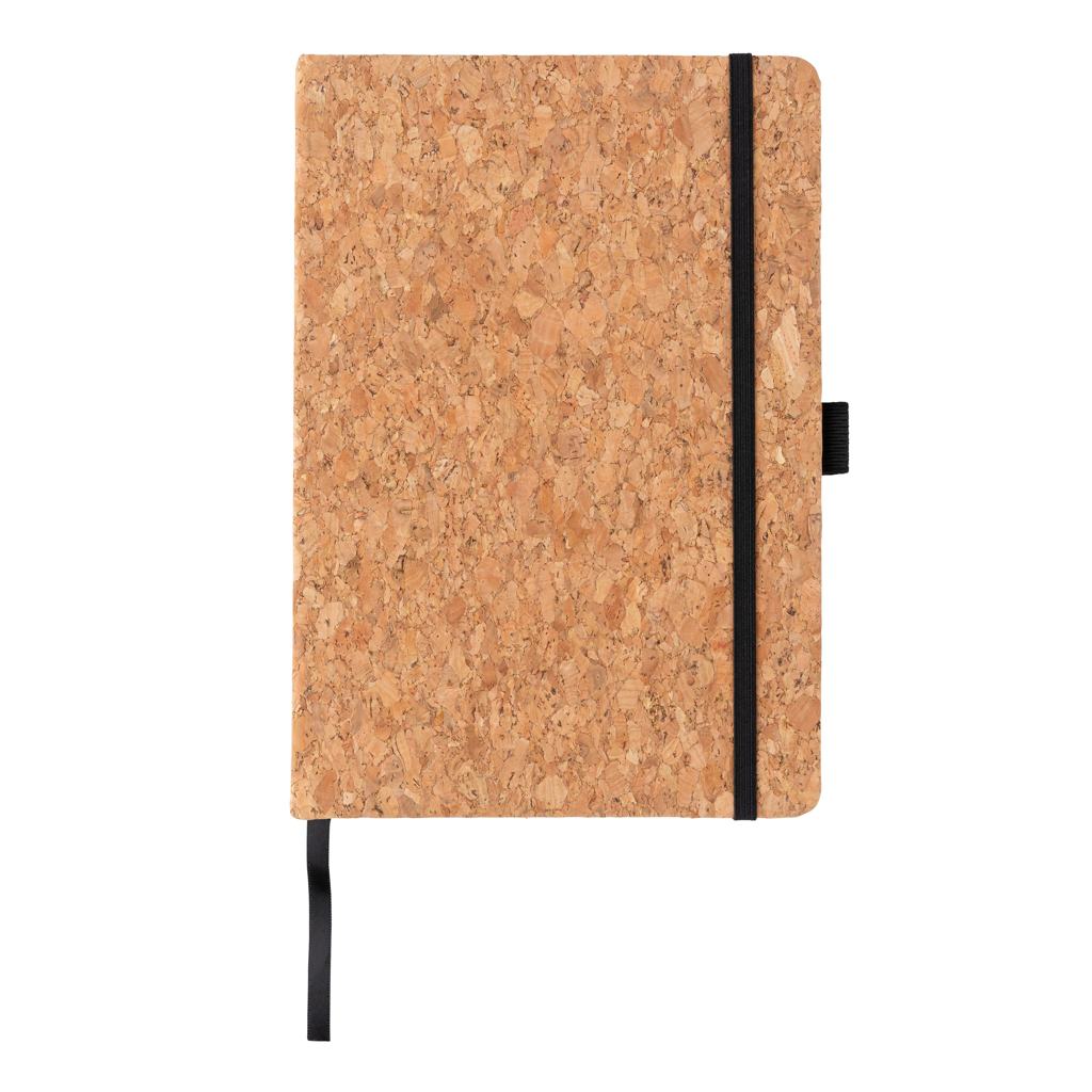 Carnetel A5 din pluta personalizat cu logo