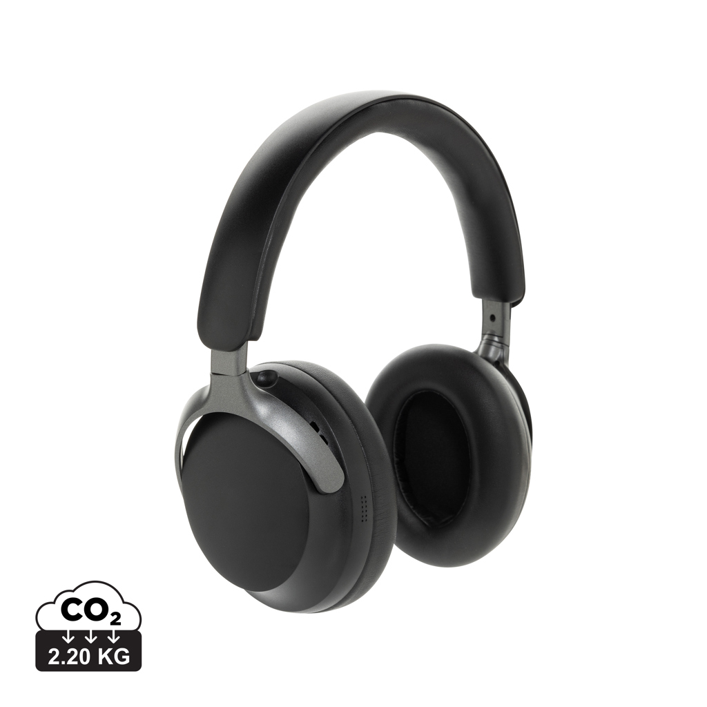 Căști ANC Soundpro din plastic reciclat RCS personalizat cu logo