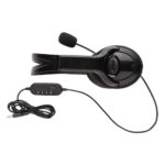 Căști audio pentru birou, cu fir si microfon personalizat cu logo