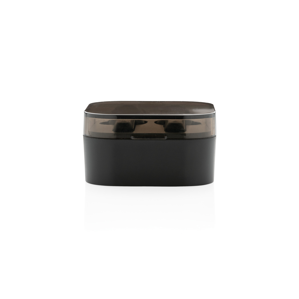 Casti TWS in carcasa cu incarcare wireless personalizat cu logo
