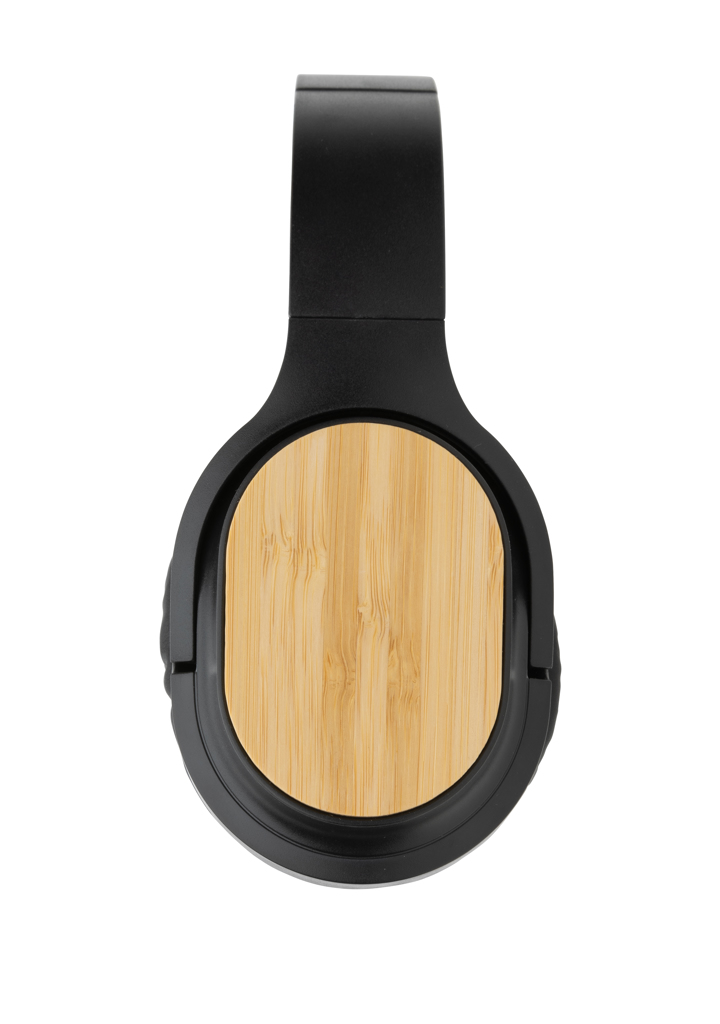 Căști wireless pliabile Elite RCS din bambus personalizat cu logo