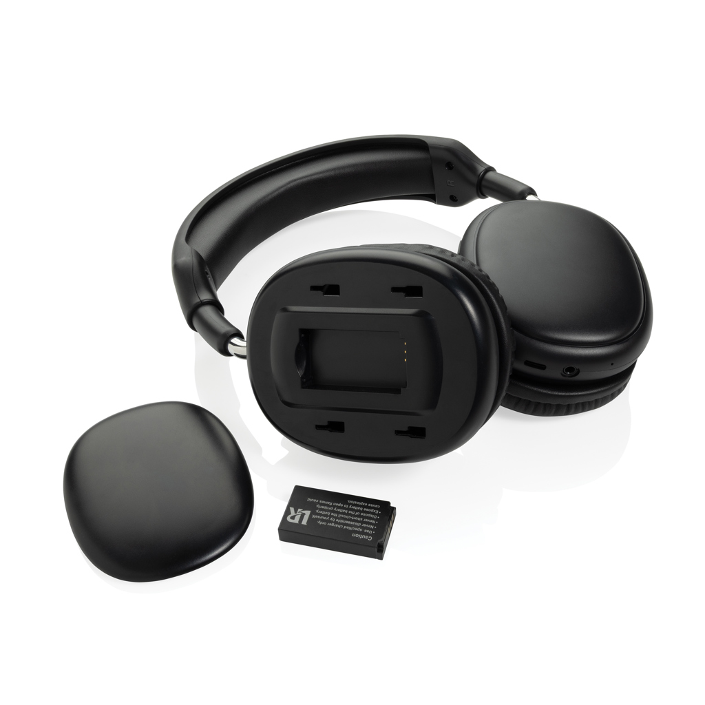 Căști wireless Spectra RCS cu baterie detașabilă personalizat cu logo