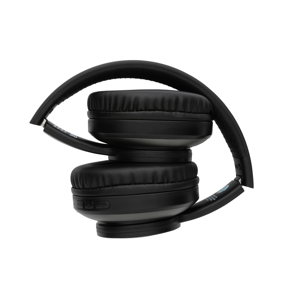 Căști wireless Terra din aluminiu reciclat RCS personalizat cu logo