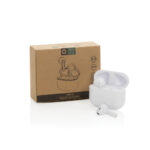 Căști wireless Tunevo din plastic reciclat RCS personalizat cu logo