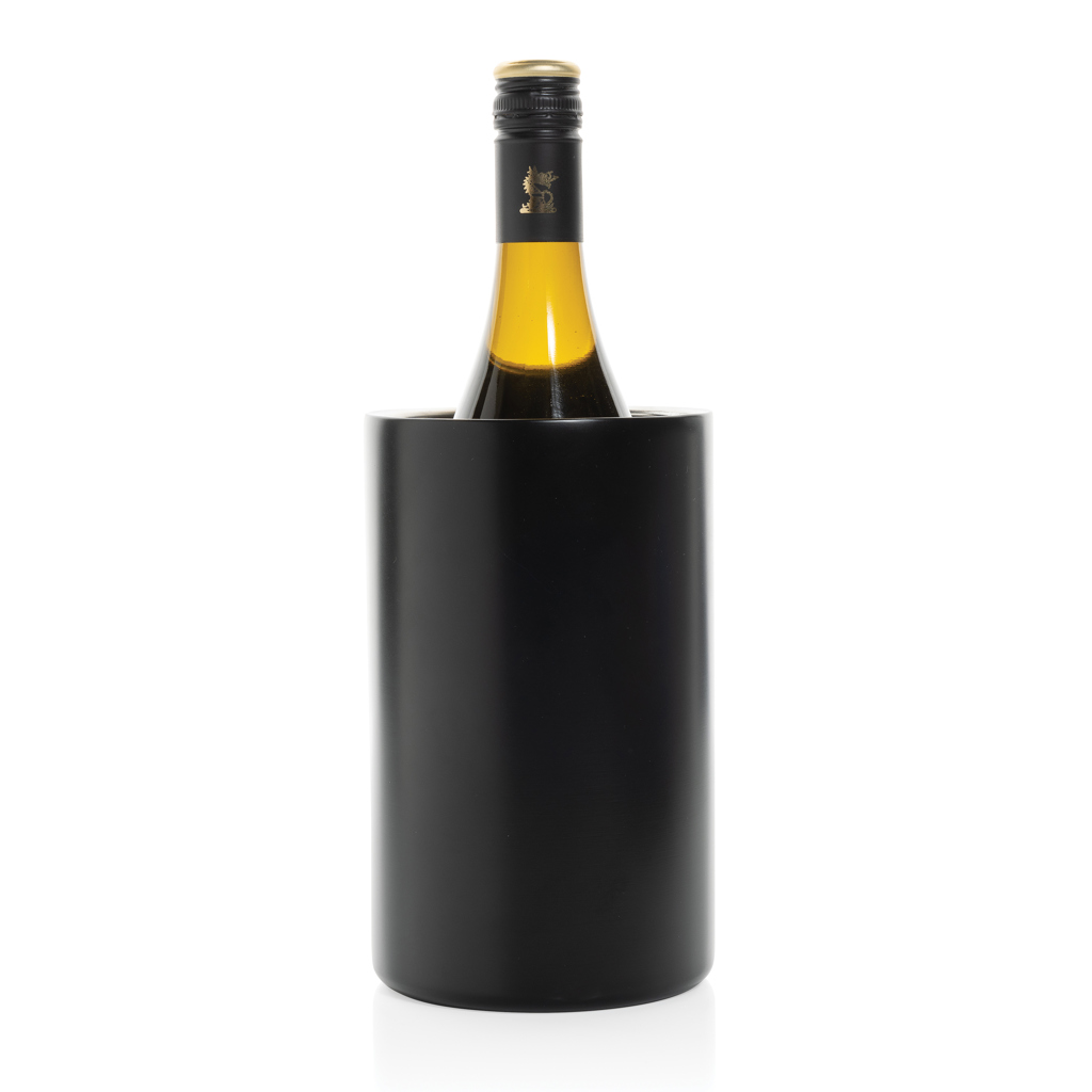 Coș pentru vin din oțel inoxidabil reciclat certificat Vino personalizat cu logo